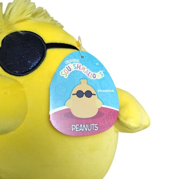 Jazwares Squishmallows 8 Inch Peanuts Cool Woodstock Plush Toy - Picture 2 of 5
